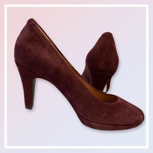 Clark’s Indigo Wessex Wyvern Suede Pump  6.5